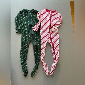 2x Kickee Pants Footie one pieces size 12-18 months